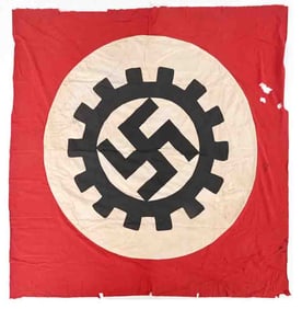 THIRD REICH LABOR FRONT BANNER.