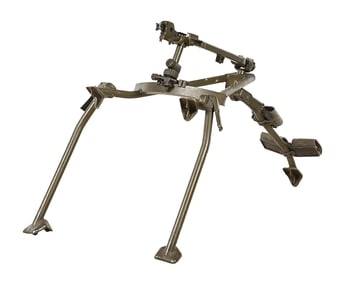 LATE MODEL STEEL TRIPOD FOR THE GERMAN MG-3 MACHINE GUN.
