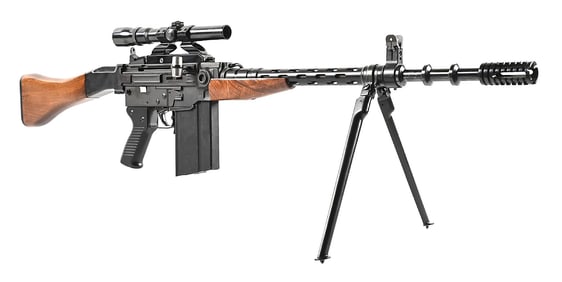 (M) SCARCE AND HIGHLY DESIRABLE SWISS SIG AMT AMERICAN MATCH TARGET SEMI-AUTOMATIC RIFLE.