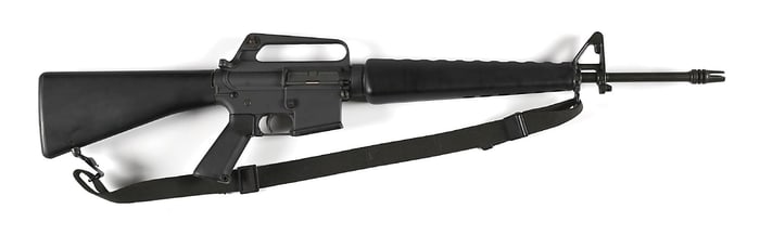 (C) PRE-BAN COLT SP1 AR-15 SEMI-AUTOMATIC RIFLE WITH COLT SCOPE.