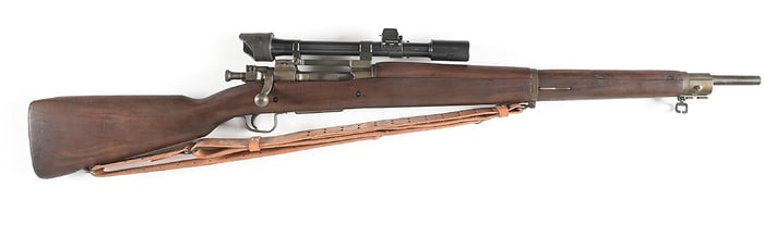 (C) REMINGTON MODEL 03-A4 BOLT ACTION SNIPER RIFLE WITH M84 SCOPE.