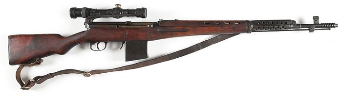 (C) ASSEMBLED TULA SVT-40 SEMI-AUTOMATIC SNIPER RIFLE.