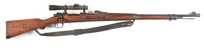 (C) HIGHLY DESIRABLE WWI GERMAN OBERSPREE KORNBUSCH SCHARFSCHUTZEN GEWEHR 98 BOLT ACTION SNIPER