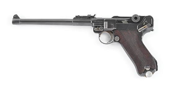 (C) PERSIAN CONTRACT DWM MODEL 1934 ARTILLERY LUGER SEMI-AUTOMATIC PISTOL WITH RIG.