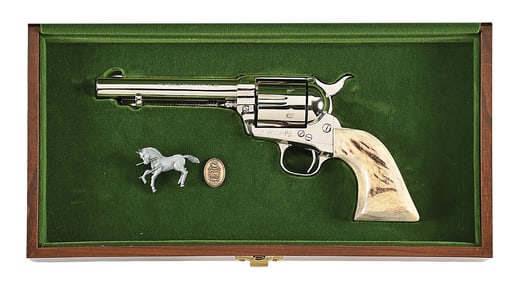 (M) CASED COLT SINGLE ACTION REVOLVER IN .44-40.