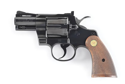 (M) COLT PYTHON DOUBLE ACTION REVOLVER WITH BOX.