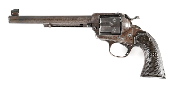 (C) COLT BISLEY FLAT TOP TARGET SINGLE ACTION ARMY REVOLVER IN .45 COLT.