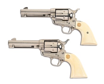 (C) INCREDIBLE ARVO OJALA RIG WITH A PAIR OF CONSECUTIVE SERIAL NUMBERED COLT SINGLE ACTION ARMY