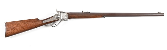 (A) RARE WESTERN TERRITORY FREUND & BRO. MARKED SHARPS 1874 OLD RELIABLE SINGLE SHOT RIFLE