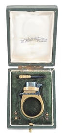 (A) DESIRABLE CASED PETIT DEFENDER RING REVOLVER.