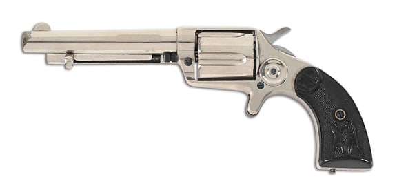 (A) NEAR NEW COLT COP-&-THUG NEW POLICE .38 COLT SINGLE ACTION REVOLVER.