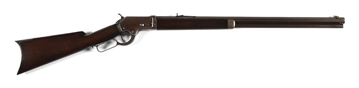 (A) RARE COLT MODEL 1883 BURGESS LEVER ACTION RIFLE.