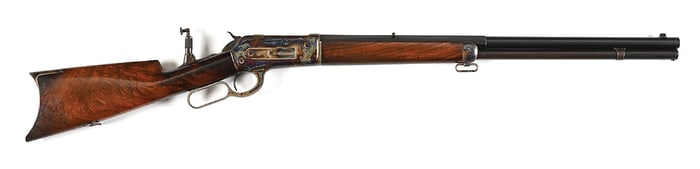 (A) SPECIAL ORDER WINCHESTER MODEL 1886 LEVER ACTION RIFLE.