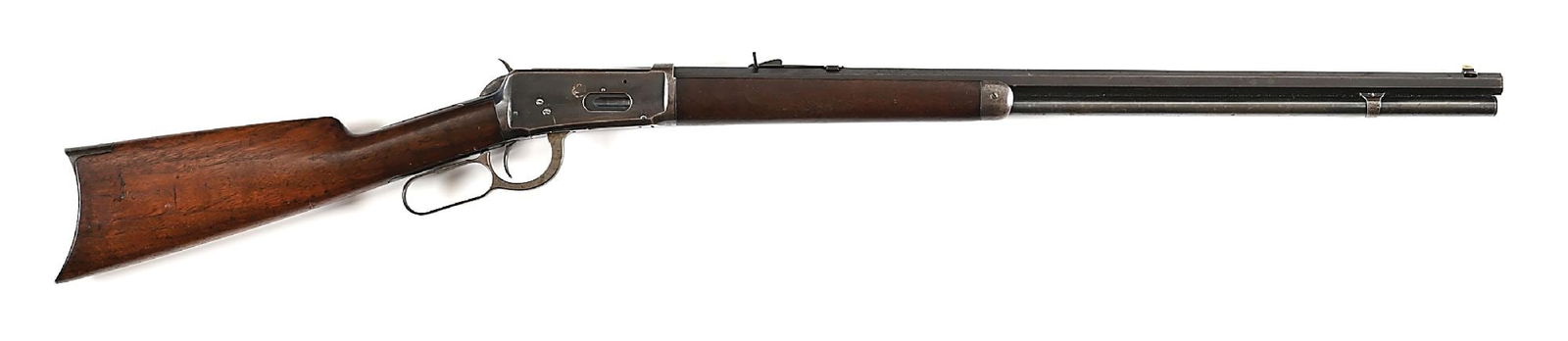 (A) WINCHESTER MODEL 1894 LEVER ACTION .38-55 RIFLE. (1 of 12)