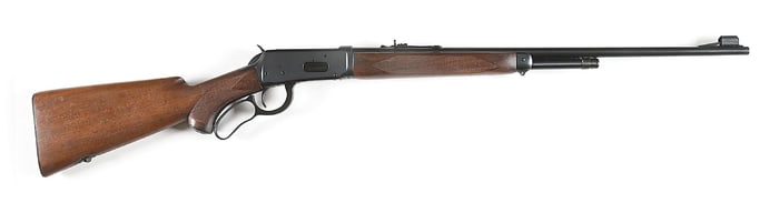 (C) DELUXE WINCHESTER MODEL 64 LEVER ACTION RIFLE.