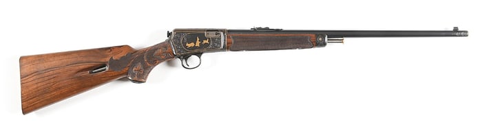 (C) EARLY NICK KUSMIT ENGRAVED DELUXE WINCHESTER MODEL 63 SEMI-AUTOMATIC CARBINE.