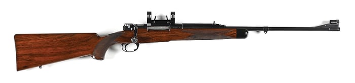 (C) SPECTACULR GRIFFIN & HOWE CUSTOM ARGENTINE MAUSER BOLT ACTION RIFLE.