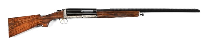 (M) ENGRAVED COSMI 20 BORE SEMI-AUTOMATIC BREAK ACTION SHOTGUN.