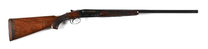 (C) ENGRAVED WINCHESTER MODEL 21 16 BORE SIDE BY SIDE SHOTGUN.
