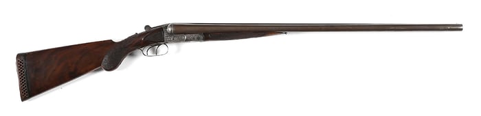 (C) CHARLES DALY DIAMOND QUALITY SIDE BY SIDE 12 BORE SHOTGUN.