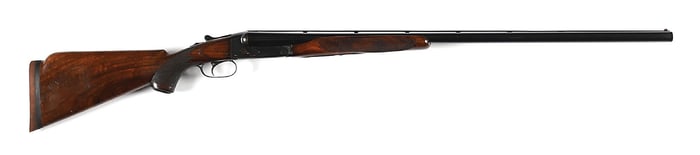 (C) TRAP GRADE WINCHESTER MODEL 21 SIDE BY SIDE SHOTGUN.