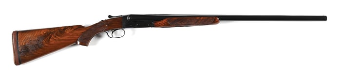 (C) DOCUMENTED WINCHESTER MODEL 21 SIDE BY SIDE SHOTGUN.