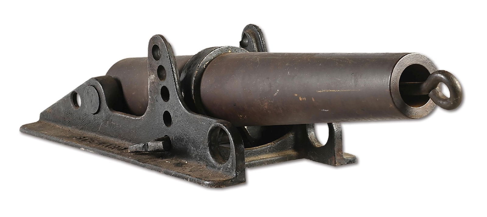 (A) STEWARD D & E CORP LIFESAVING LYLE LINE THROWING CANNON WITH PROJECTILE. (1 of 5)