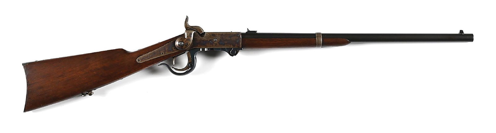 (A) OUTSTANDING US 5TH MODEL 1864 BURNSIDE SINGLE SHOT PERCUSSION CARBINE. (1 of 9)