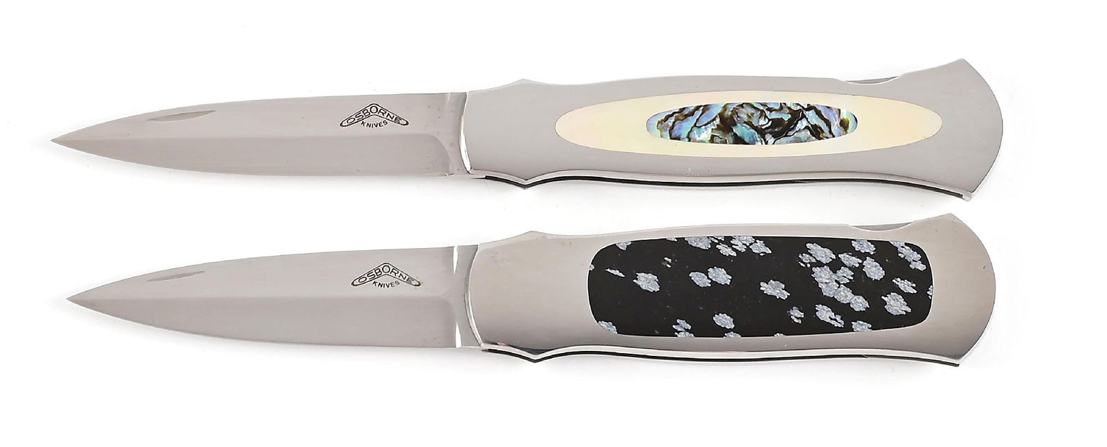 LOT OF 2: WARREN OSBORNE LOCKBACK FOLDERS. (1 of 9)