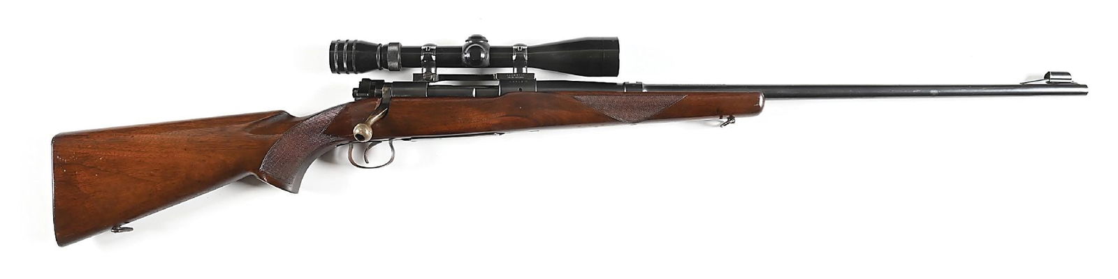 (C) WINCHESTER MODEL 54 BOLT ACTION NRA RIFLE IN .220 SWIFT. (1 of 11)