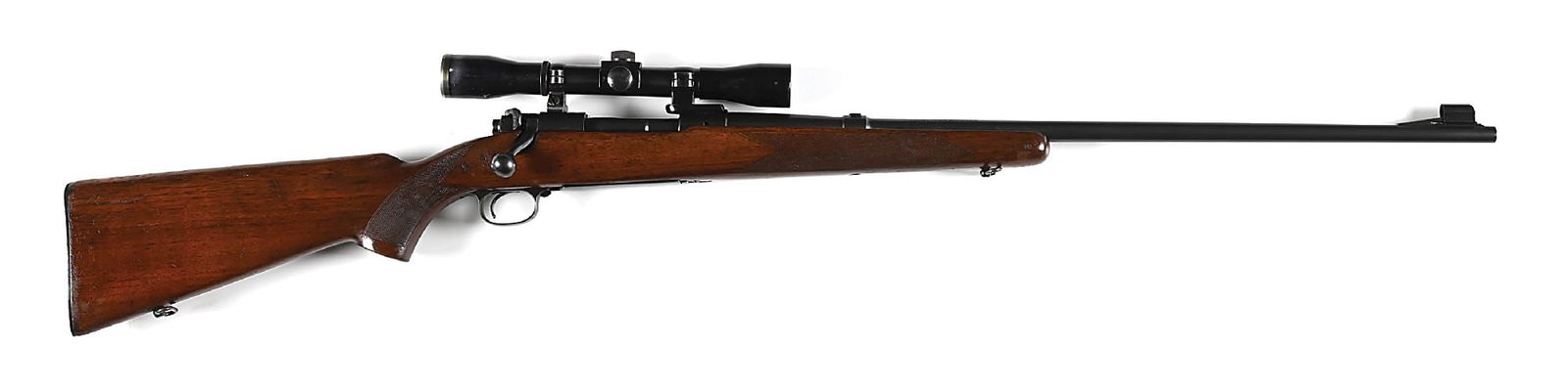 (C) PRE-64 WINCHESTER 70 BOLT ACTION RIFLE IN .256 NEWTON. (1 of 11)