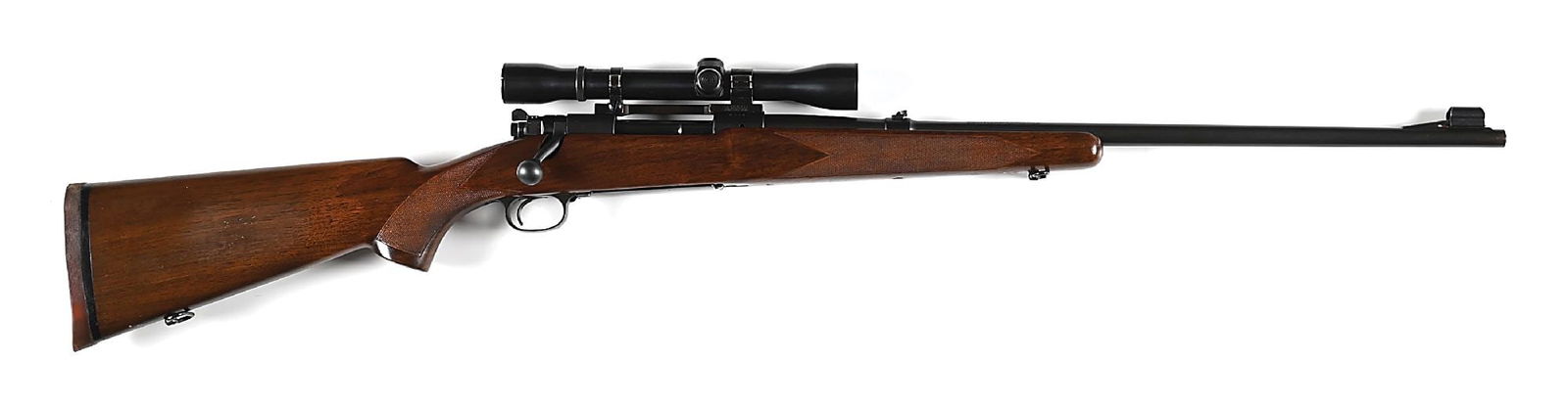 (C) PRE-64 WINCHESTER MODEL 70 BOLT ACTION RIFLE IN .35 WHELEN. (1 of 11)