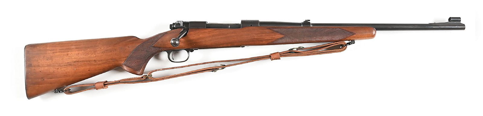 (C) PRE-64 WINCHESTER MODEL 70 BOLT ACTION CARBINE IN .22 HORNET (1950). (1 of 11)