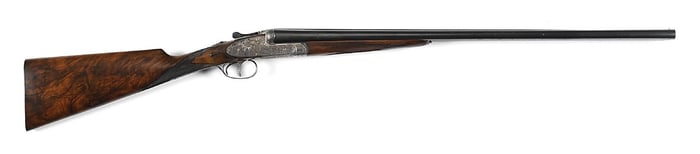 (C) AYA MODEL 53 SIDE BY SIDE 20 GAUGE SIDE BY SIDE SHOTGUN.