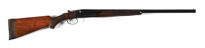 (C) TRAP GRADE WINCHESTER MODEL 21 SIDE BY SIDE SHOTGUN.