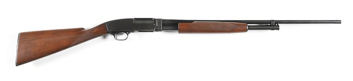 (C) SKEET GRADE WINCHESTER MODEL 42 SLIDE ACTION SHOTGUN.