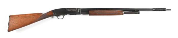 (C) SKEET GRADE WINCHESTER MODEL 42 SLIDE ACTION SHOTGUN.
