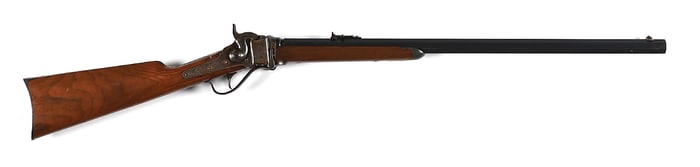 (A) SHARPS HARTFORD MODEL 1874 FALLING BLOCK RIFLE.