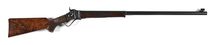 (M) SHILOH SHARPS MODEL 1874 MONTANA ROUGH RIDER .45-100 SINGLE SHOT RIFLE.