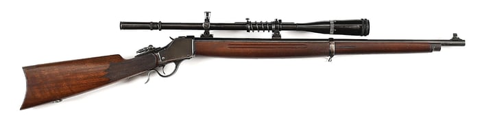 (C) WINCHESTER MODEL 1885 HIGH WALL FALLING BLOCK SINGLE SHOT RIFLE MUSKET