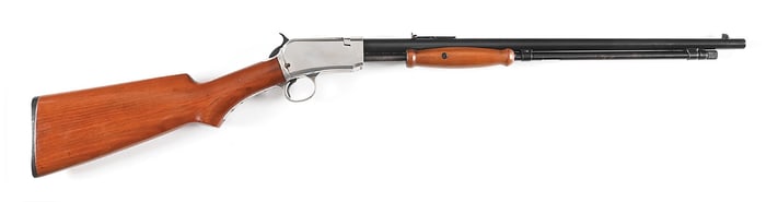 (C) RARE HALF NICKEL WINCHESTER MODEL 1906 EXPERT SLIDE ACTION RIFLE.