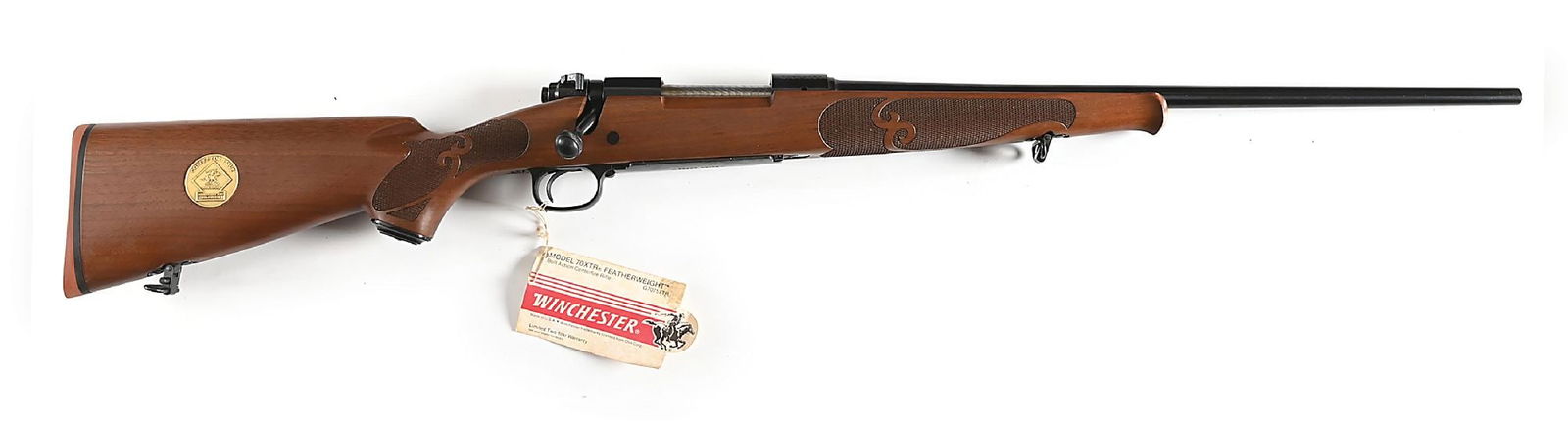 (M) WACA COLLECTOR ISSUE WINCHESTER MODEL 70 XTR FEATHERWEIGHT SUPER GRADE BOLT ACTION RIFLE IN .257 (1 of 13)