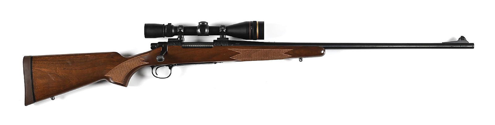 (M) ENGRAVED REMINGTON MODEL 700 BDL BOLT ACTION SPORTING RIFLE. (1 of 10)