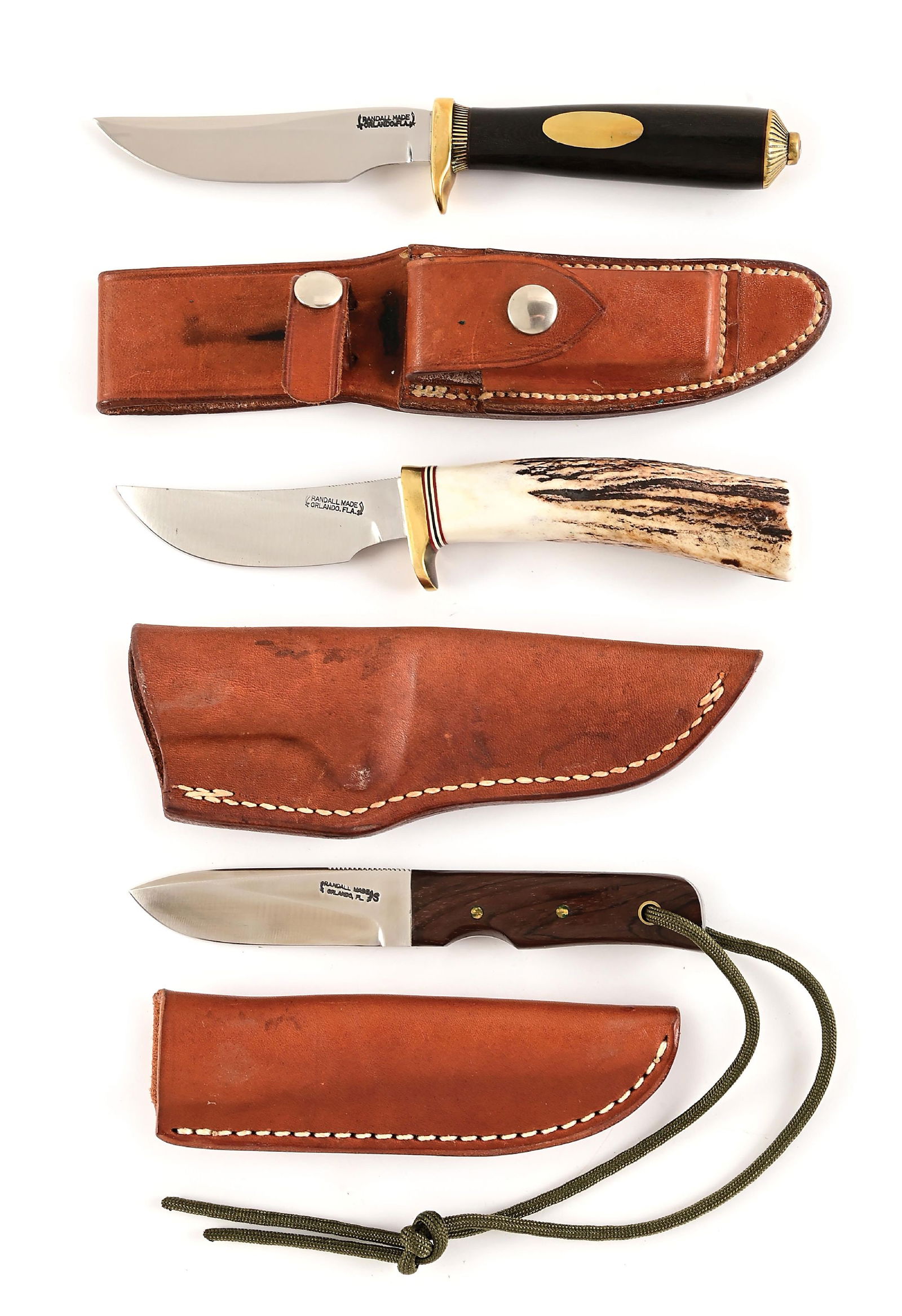 LOT OF 3: RANDALL KNIVES. (1 of 11)