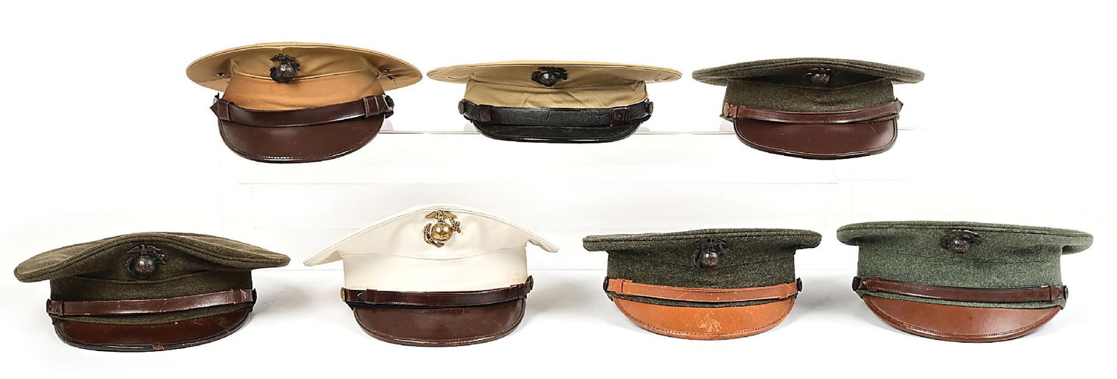 LOT OF 7: 1920S BANANA WARS ERA USMC ENLISTED COVERS. (1 of 2)