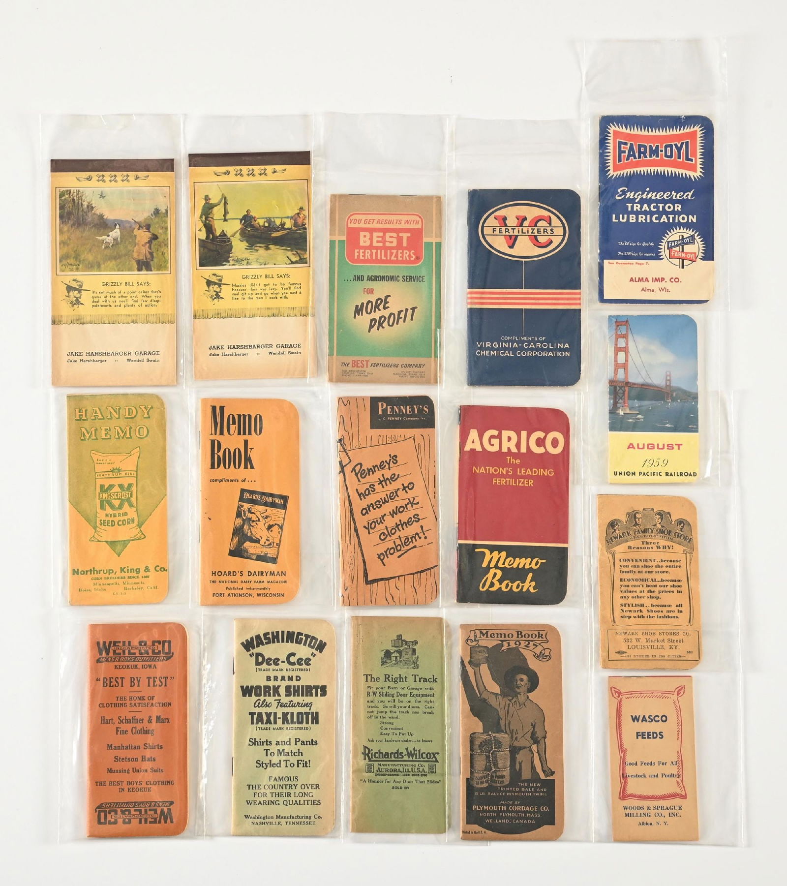 LOT OF: MISCELLANEOUS VINTAGE ADVERTISING BOOKLETS (1 of 2)