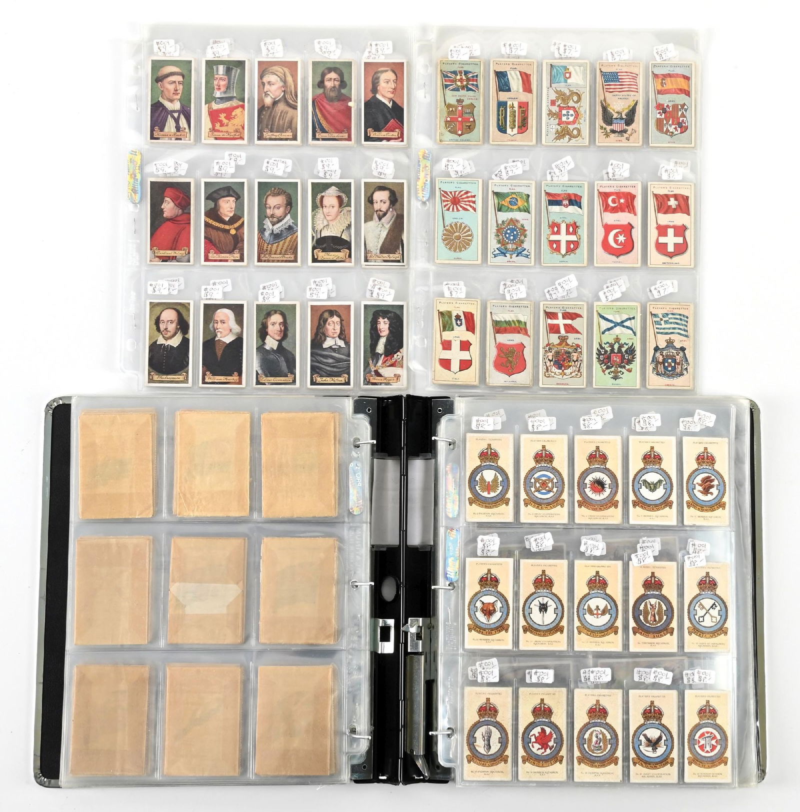 LARGE LOT OF: VINTAGE CIGARETTE EPHEMERA CARDS (1 of 5)