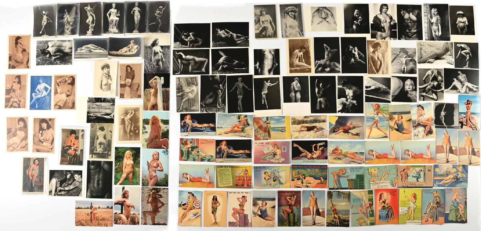 LARGE LOT OF: VINTAGE COQUETTE GLAMOR GIRLS ON BEACH POSTCARDS: LARGE LOT OF: VINTAGE COQUETTE GLAMOR GIRLS ON BEACH POSTCARDS Condition: Dimensions: Largest: 6" x 4".
