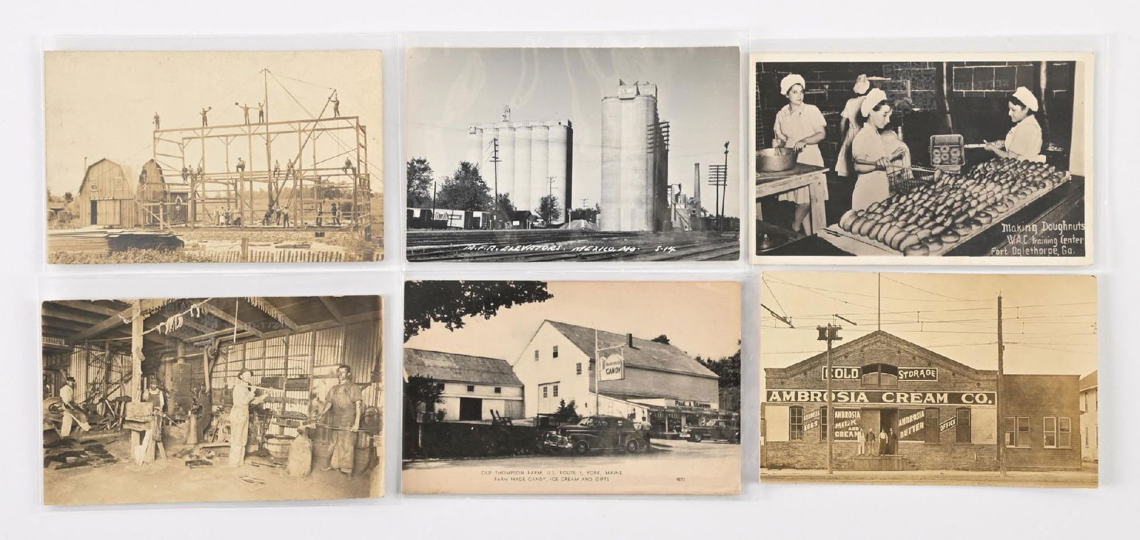 LOT OF 6: VINTAGE BLACK AND WHITE INDUSTRIAL POSTCARDS: LOT OF 6: VINTAGE BLACK AND WHITE INDUSTRIAL POSTCARDS Condition: (Excellent) Dimensions: Each: 5 - 1/2" x 3 - 1/2".