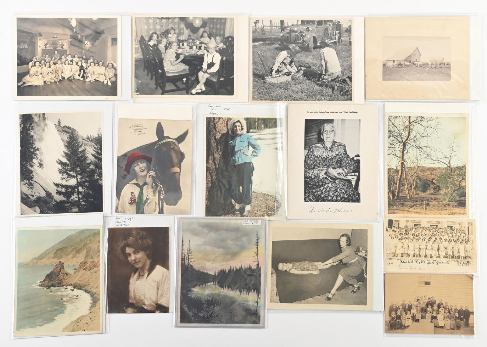 LARGE LOT OF: VARIOUS GREAT OLD AND OTHER BLACK & WHITE PHOTOS (1 of 1)